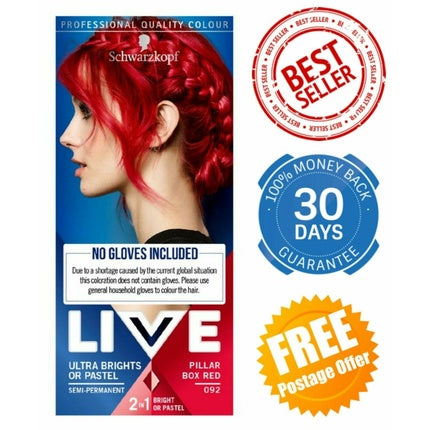 Schwarzkopf Live Ultra Brights or Pastel Semi-Permanent Hair Dye 098 Steel Silver, 3ml