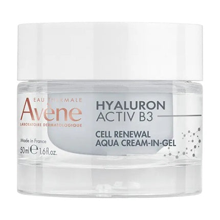 Avène Hyaluron Activ B3 Cell Renewal Aqua Gel-Cream, 50ml – Hydrating Anti-Ageing Moisturiser with Hyaluronic Acid & Niacinamide