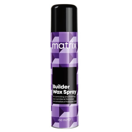 Matrix Builder Wax Spray, 250ml Professional Hair Styling Spray with Semi-Matte Finish