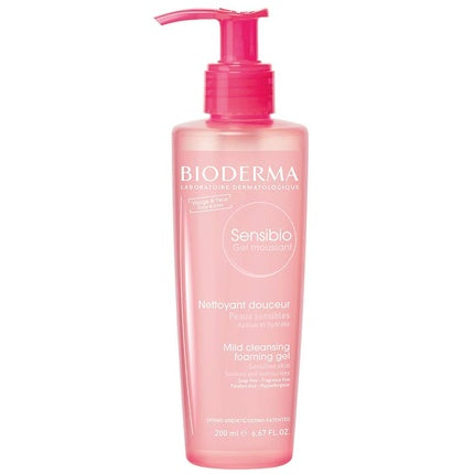 Bioderma Créaline Foaming Gel, 200ml Gentle Hydrating Facial Cleanser for Sensitive Skin