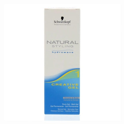 Schwarzkopf Natural Styling Hydrowave Gel No.1, 50ml Professional Hair Perm Gel for Natural-Looking Waves