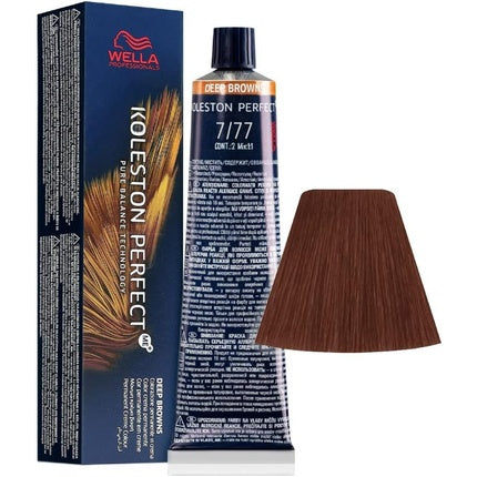 Wella Professionals Koleston Perfect Me+ Deep Browns 7/77 Medium Blonde Brown Intensive Hair Colour, 60ml
