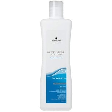 Schwarzkopf Professional Natural Styling Hydrowave Classic 0 Hair Perm Lotion, 1000ml (1.101kg) – Professional Perm Lotion for Resistant & Hard-to-Perm Hair