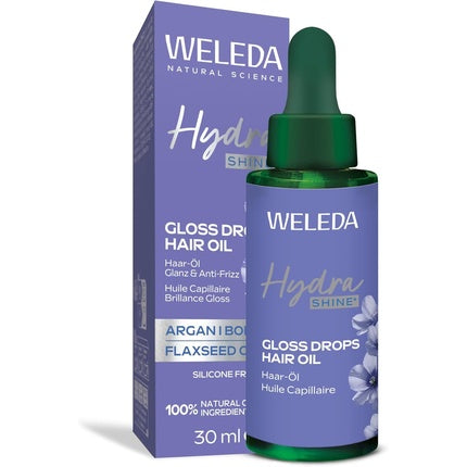 Weleda Hydra Shine Hair Oil with Argan Oil for Hydration & Ultimate Shine, 50ml