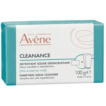 Avene Cleanance Exfoliating Solid Cleanser, 100g | Gentle Face & Body Cleansing Bar
