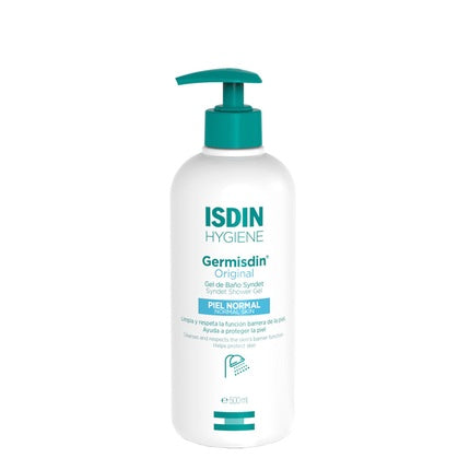 Isdin Germisdin Original Body Hygiene Shower Gel with Dispenser, 500ml for Daily Cleansing
