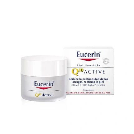 Eucerin Q10 Active Day Cream, 50ml Anti-Age Moisturizer for Dry Skin
