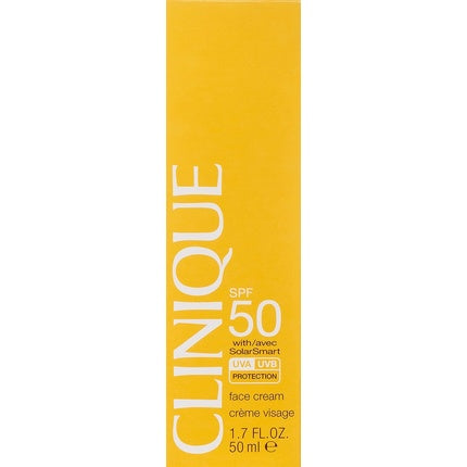 Clinique Face Cream SPF 50, 50ml - Daily Facial Moisturizer with Broad Spectrum Sun Protection