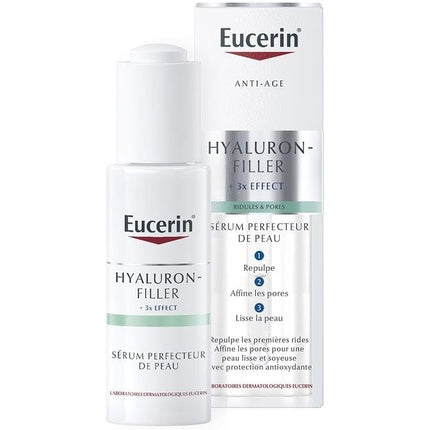 Eucerin Hyaluron-Filler Skin Perfecting Serum, 30ml - Hydrating Face Serum with Hyaluronic Acid for Smoother-Looking Skin