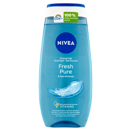 Nivea Fitness Fresh Shower Gel, 250ml | Refreshing Body Wash for Daily Cleansing