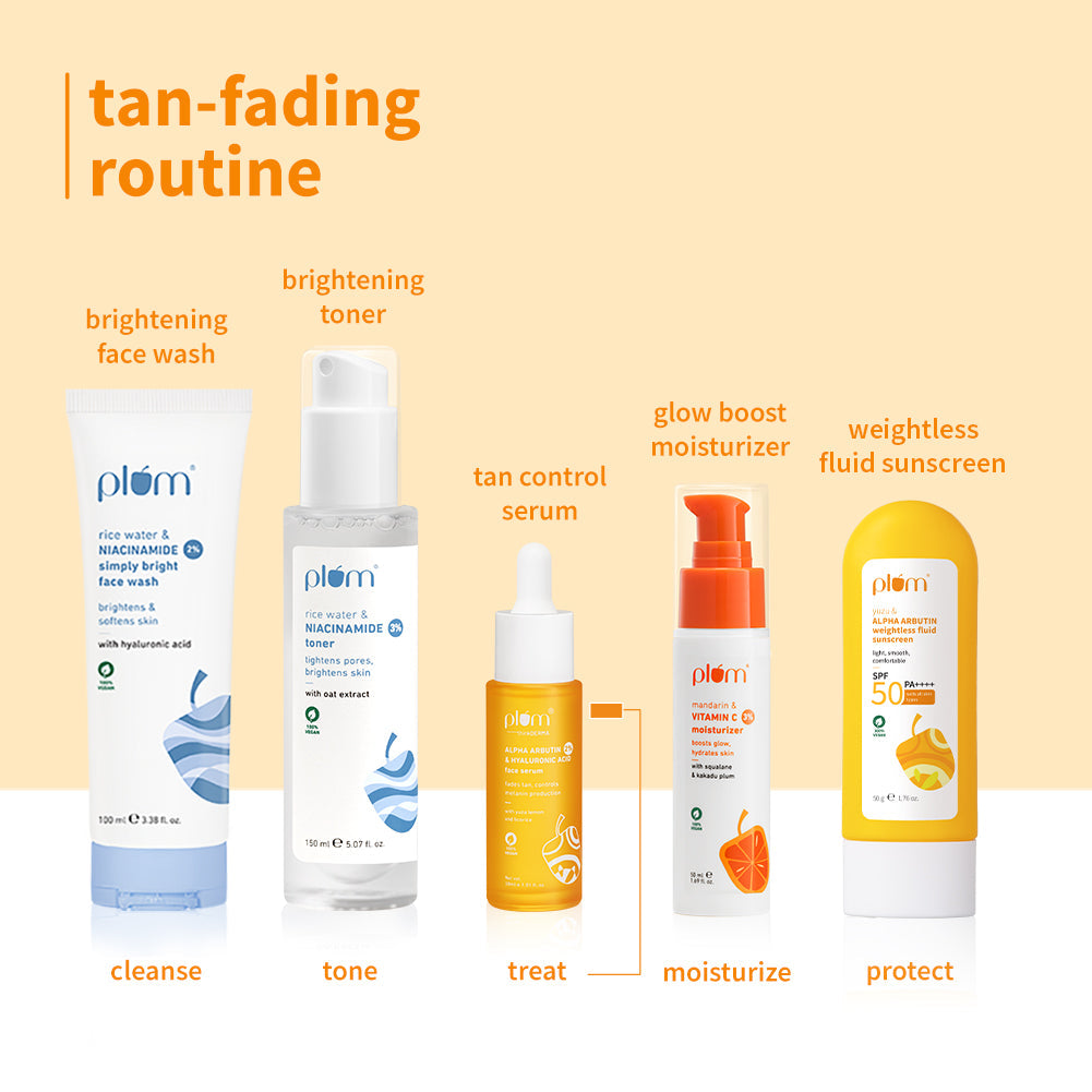 Plum 2% Alpha Arbutin & Hyaluronic Acid Tan Fading Face Serum | Reduces Tan In 14 Days |Suitable For Sensitive Skin | Dermat-Tested, 30ml Buy at Indicrest Image 11