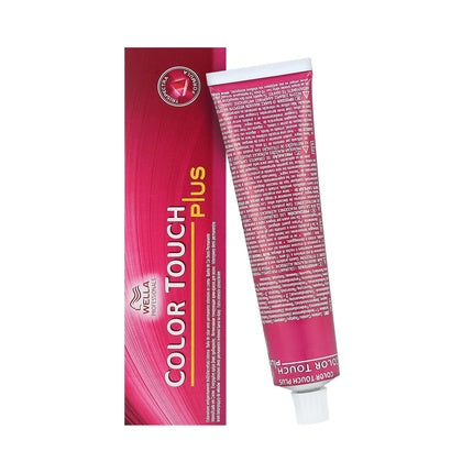 Wella Professionals Color Touch Plus 66/04 Dark Blonde Intense Natural Brown Demi-Permanent Hair Colour, 60ml