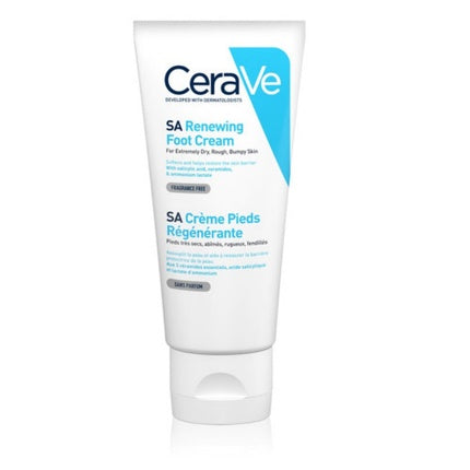 CeraVe Renewing Foot Cream, 88ml Hydrating Foot Cream for Dry, Rough & Cracked Skin