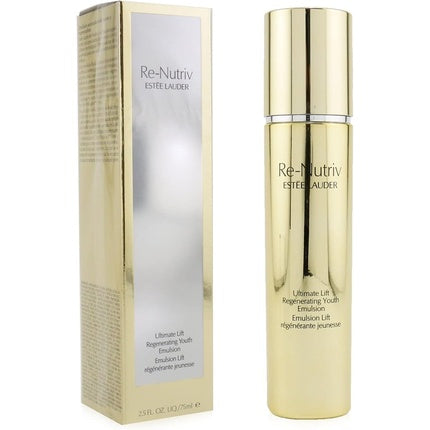 Estée Lauder Re-Nutriv Ultimate Lift Regenerating Youth Emulsion, 75ml - Lightweight Firming & Hydrating Facial Emulsion