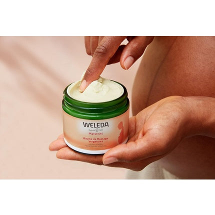 Weleda Stretch Mark Massage Balm, 150ml | Nourishing Body Balm for Stretch Mark Care During & After Pregnancy