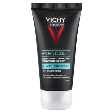 Vichy Homme Hydra Cool+ Face Gel, 50ml – Hydrating Face & Eye Gel for Men