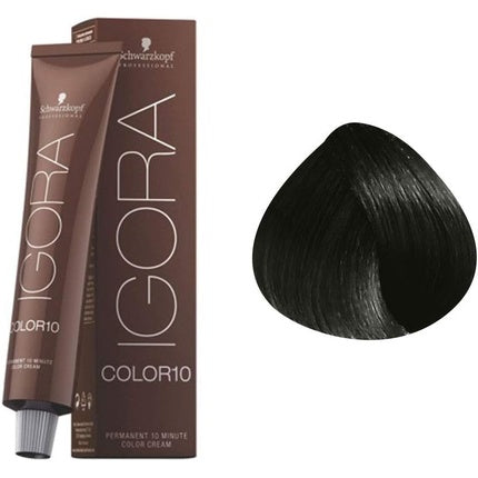 Schwarzkopf Professional Igora Color10 3-0 Dark Brown Permanent Hair Color, 60ml