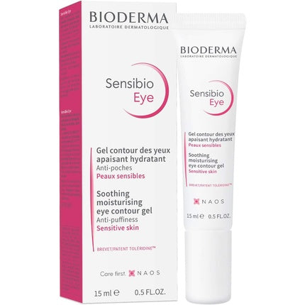 Bioderma Sensibio Eye Contour Soothing & Moisturising Eye Gel – Hydrating Eye Care for Sensitive Skin