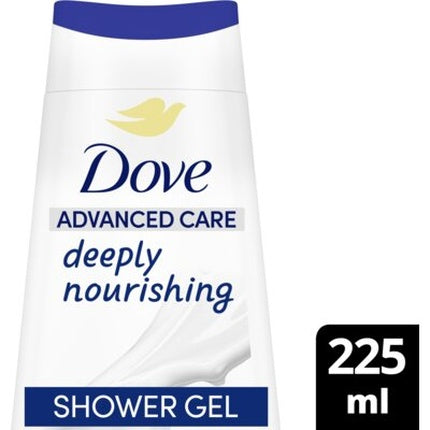 Dove Deeply Nourishing Shower Gel, 225ml | Moisturizing Body Wash for Soft Skin