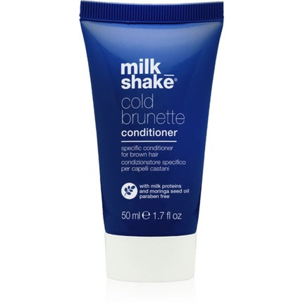 Milk Shake Cold Brunette Conditioner for Brunette Hair, 50ml Colour Care Conditioner