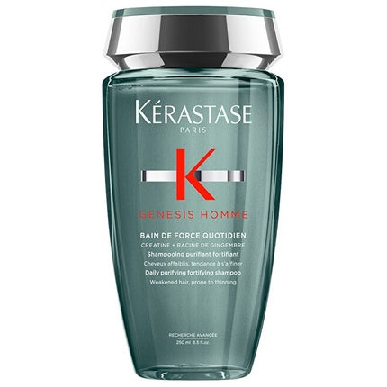 Kerastase Genesis Homme Bain de Force Quotidien Cleansing & Nourishing Shampoo for Weak Hair, 250ml