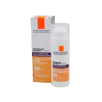 La Roche-Posay Anthelios Pigment Correct SPF50+ Tinted Cream Medium, 50ml Daily Sunscreen