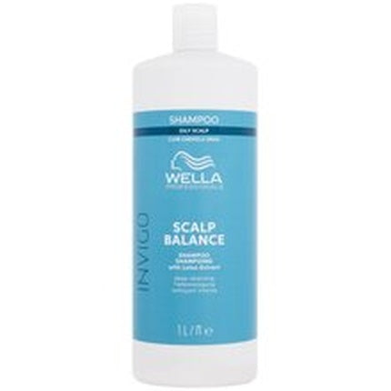 Wella Professionals Invigo Scalp Balance Deep Cleansing Shampoo for Oily Scalp, 1000ml
