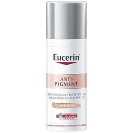 Eucerin Anti-Pigment Tinted Day Care SPF30 Medium, 50ml Daily Moisturiser with SPF 30 & Thiamidol