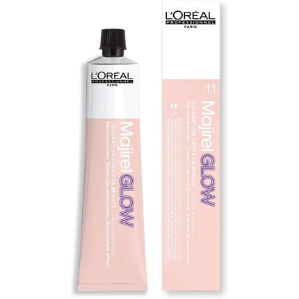 L'Oreal Professionnel Majirel Glow Dark Hair Colour 0.1 The Moon and Black, 50ml | Professional Permanent Hair Colour