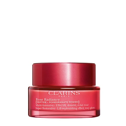 Clarins Multi-Intensive Rose Radiance Cream, 50ml Rejuvenating Face Moisturiser for Radiant Skin