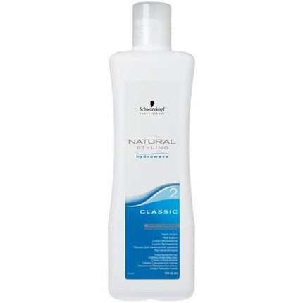 Schwarzkopf Natural Styling Classic 2 Hair Perm Lotion, 1000ml Professional Perm Solution for Colour-Treated Hair