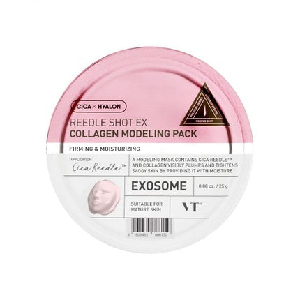 VT Cosmetics Reedle Shot EX Collagen Modeling Pack, 25g | Firming & Hydrating Peel-Off Face Mask