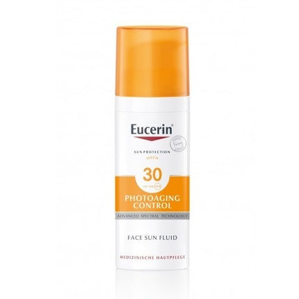 Eucerin Sun Photoaging Control SPF 30 Anti-Wrinkle Face Fluid, 50ml Lightweight Daily Sunscreen