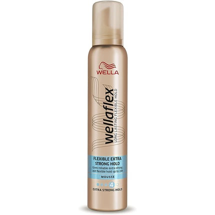 Wellaflex Extra Strong Foam Styler Hair Mousse, 200ml