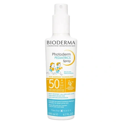 Bioderma Photoderm Pediatrics Spray SPF50+ (200ml) High Protection Sunscreen Spray for Babies & Children