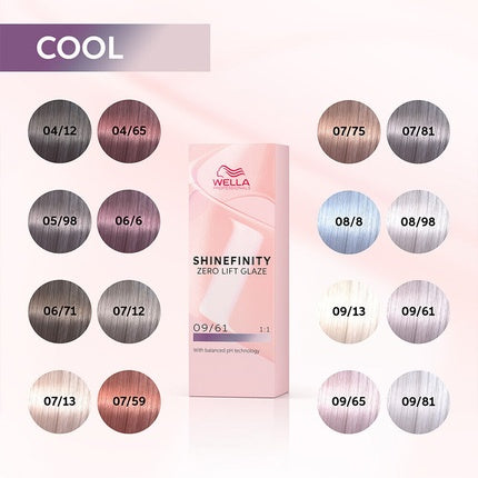 Wella Professionals Shinefinity Color Glaze 06/71 Frosted Chestnut Dark Blonde Brown Ash Demi-Permanent Hair Color, 60ml