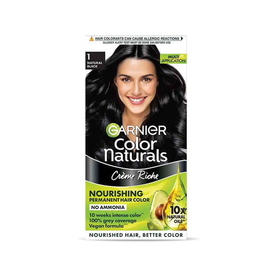 Garnier Color Naturals Shade 1 Natural Black packaging front view Buy at Indicrest
