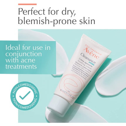 Avène Cleanance Hydra Soothing Cream, 40ml Moisturising Face Cream for Dry & Blemish-Prone Skin