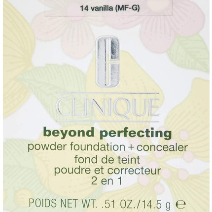 Clinique Almost Powder Makeup SPF 15 Shade 14 Vanilla, 14.5g - Lightweight Powder Foundation