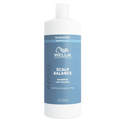 Wella Professionals Invigo Scalp Balance Sensitive Shampoo, 1000ml for Sensitive Scalp
