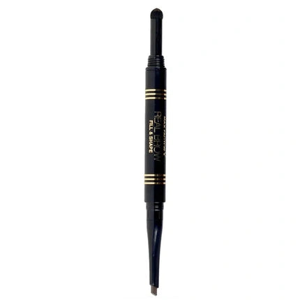 Max Factor Real Brow Fill & Shape Brow Pencil 04 Deep Brown Eyebrow Pencil, 6g