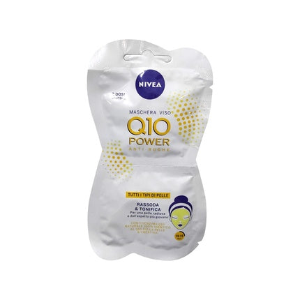 Nivea Q10 Anti-Wrinkle Power Serum Infused Firming Face Sheet Mask Hydrating Anti-Ageing Facial Mask