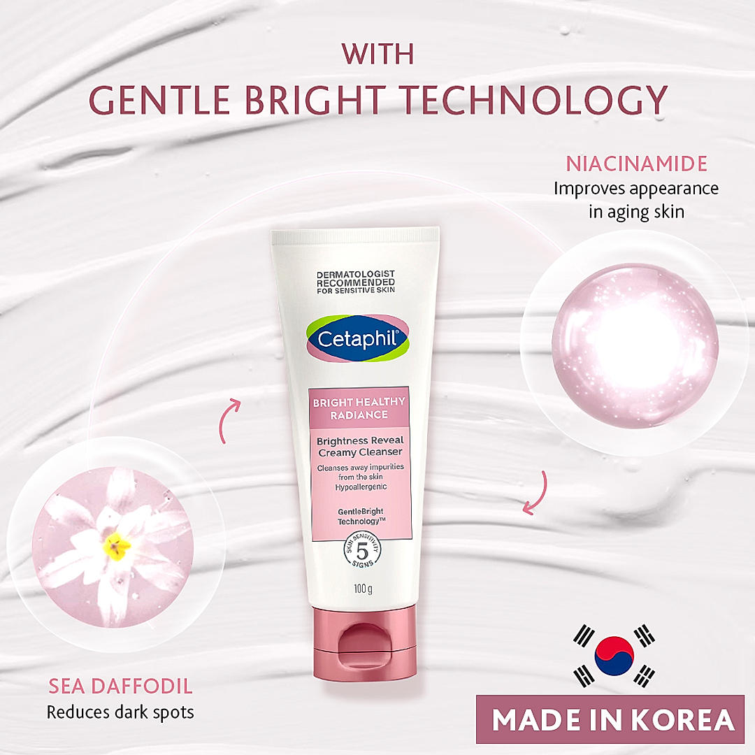 Cetaphil Bright Healthy Radiance Reveal Creamy Cleanser- (100ml)2