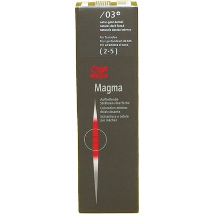 Wella Professionals Blondor Magma 75 Brown Mahogany Pigmented Lightener Hair Colour, 120ml
