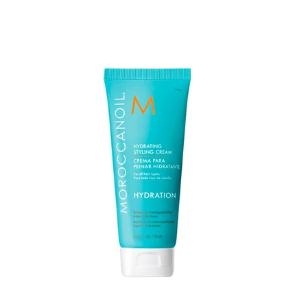 Moroccanoil Hydrating Styling Cream, 75ml - Leave-In Styling Cream for All Hair Types