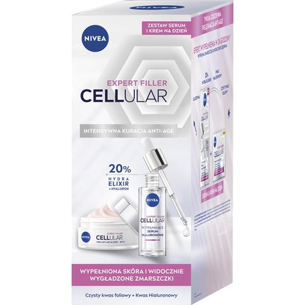 Nivea Cellular Expert Filler Gift Set Day Cream & Hyaluronic Serum