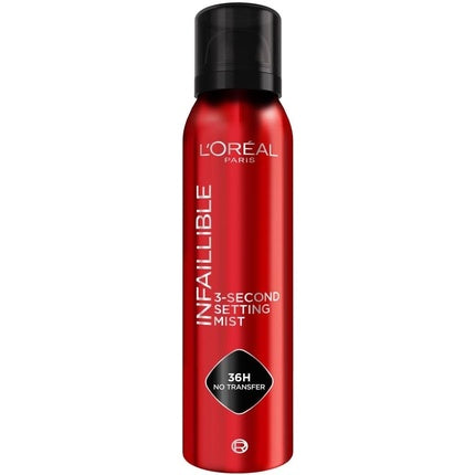 L'Oréal Paris Infallible 3-Second Setting Mist XL – Long-Lasting Makeup Setting Spray for Face