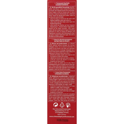 Schwarzkopf Professional Igora Royal 3-68 Dark Brown Chocolate Red Permanent Hair Color, 60ml