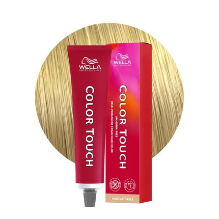 Wella Color Touch Pure Naturals 9/01 Very Light Blonde Semi-Permanent Hair Colour, 60ml Ammonia-Free