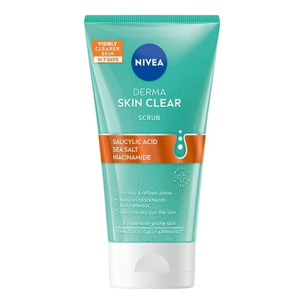 Nivea Derma Skin Clear Scrub, 150ml
